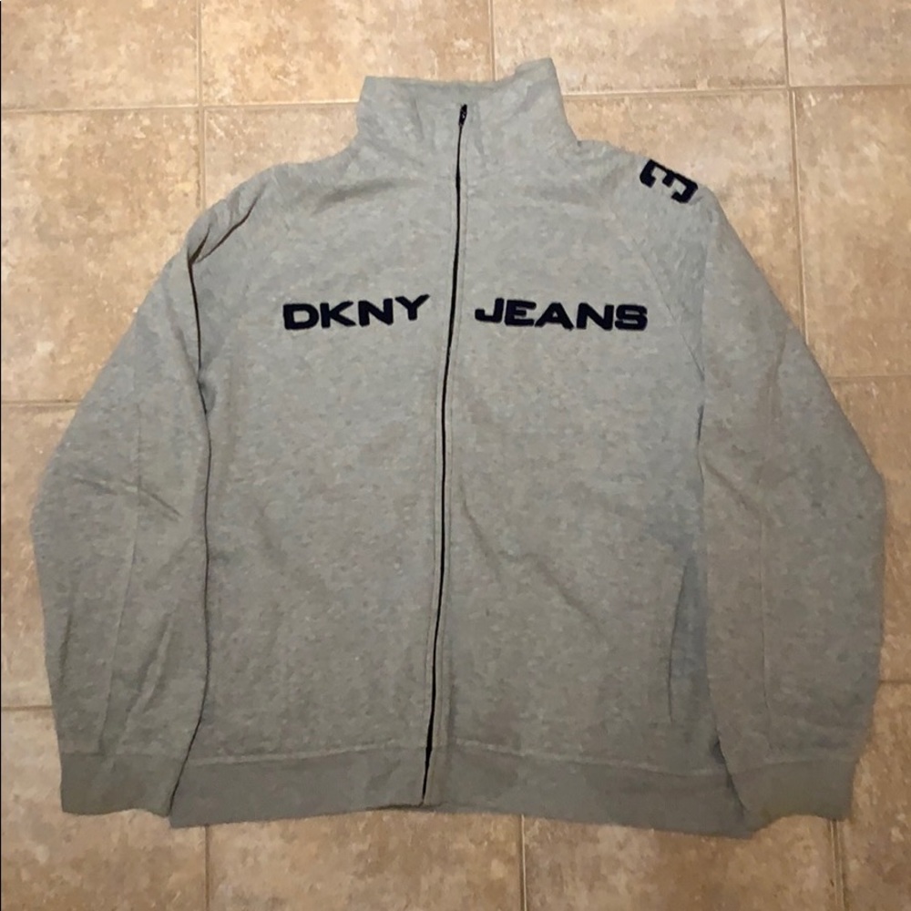 DKNY zip up sweater